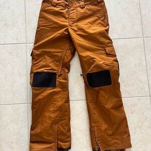 Burton Brown Snow Pants with Knee Patches